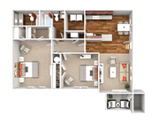 2 Bedroom 2 Bathroom