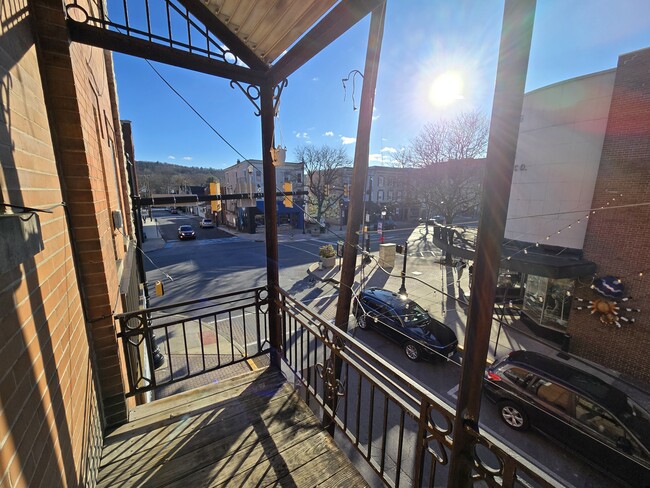 Private Balcony - 584 Main St Apartments Unit 1