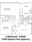 2BR/2BA