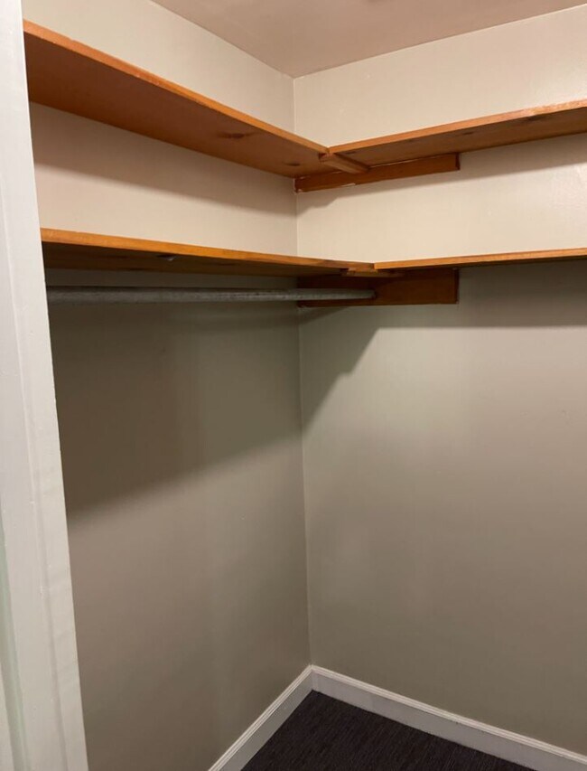walk in closet - 1 bedroom