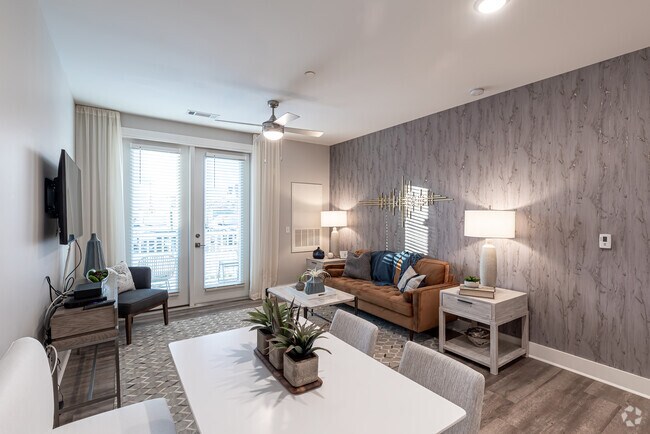 2BR, 2BA - B1A Living Room