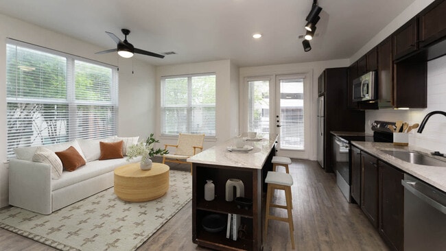 Living Room with Hard Surface Flooring