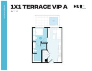 1x1 Terrace VIP A