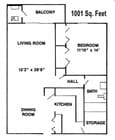 One Bedroom Large