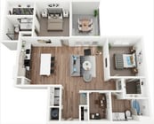 B5 floor plan The Easley