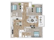 3 Bedroom | 2 Bath | 1341 SF