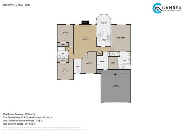 Photo - Nice 3 Bedroom 2 Bathroom Home with Storm Shelter and Office!