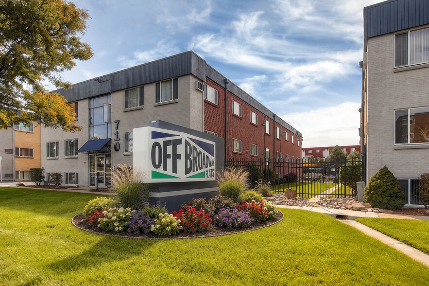 Exterior of Off Broadway Flats