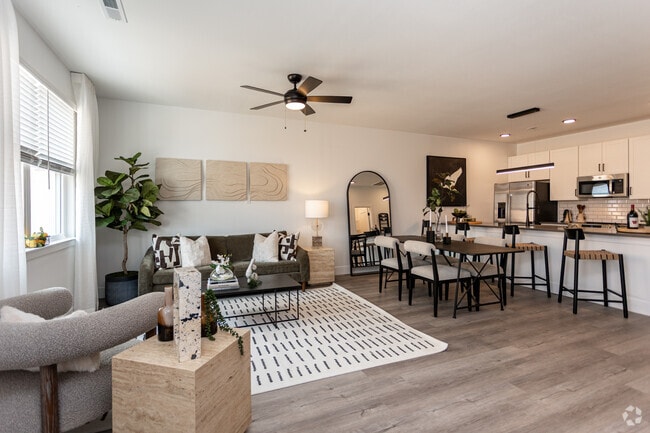 Northrup Falls 3BR, 2.5BA - 1,659SF - Living Room - Steele Landing Townhome Rentals
