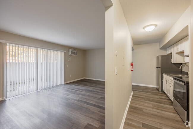 The Coffey - Kitchen and Living Room - Wade Manor