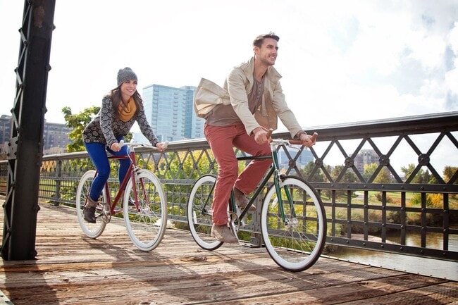 Fall in love with the outdoors while enjoying plentiful hiking and biking trails.