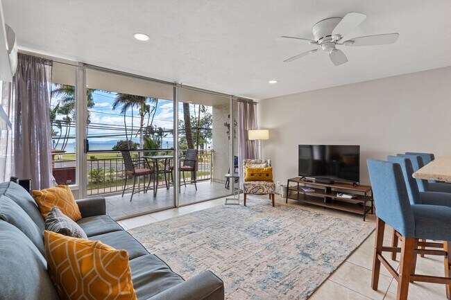 Photo - Full Ocean View, Fully Furnished Condo |Across from Surf Beach|Pool |Renovated |Heart of Kihei Unit 209