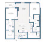 B9 floor plan One Hermann Place