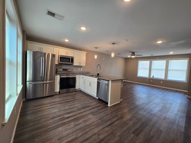 Kitchen/Living Space - Student Lofts at Brister