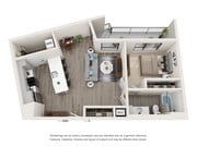 Cancer - 1 Bed, 1 Bath, 779 sq. ft.