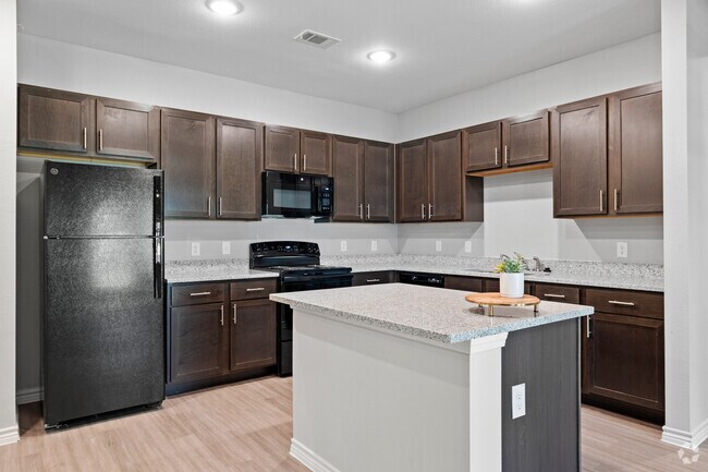 2BR, 2BA - 1,156SF - Kitchen