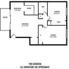 2BR/1BA