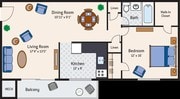 1BR/1BA