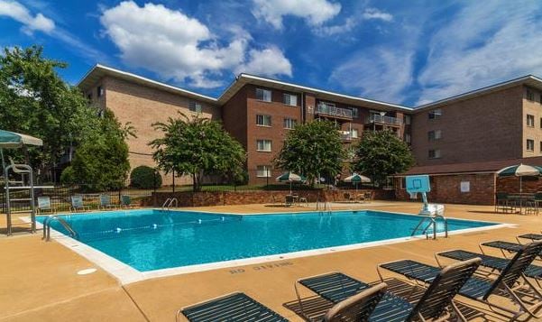 Pool and Sundeck - Cherry Arms Apartments