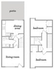 2BR/1.5BA