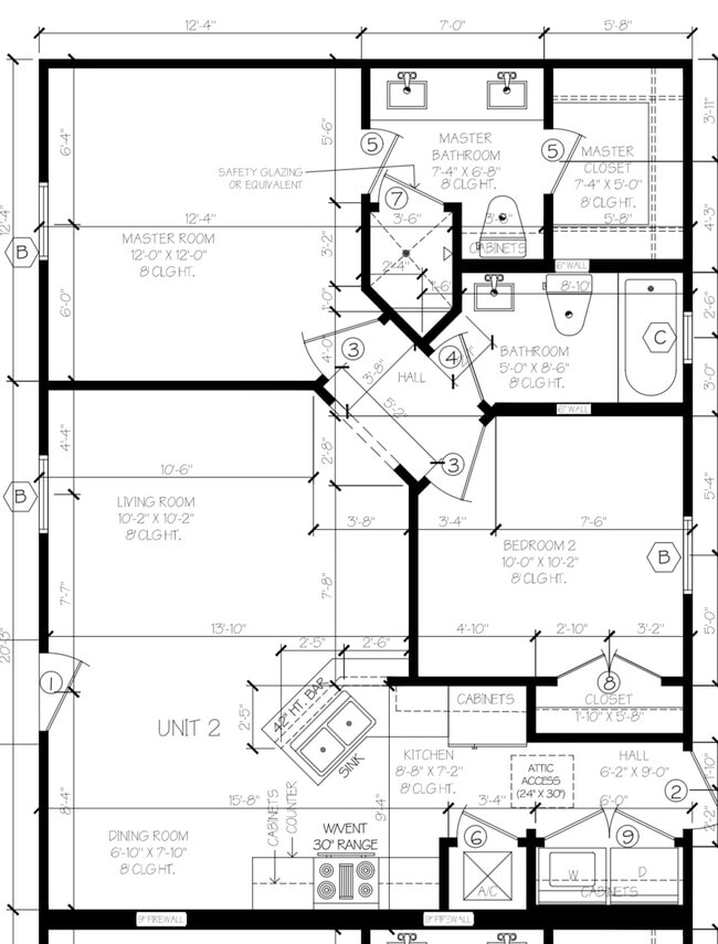 floor plan - unit D - 2120 Southridge Ave Unit D