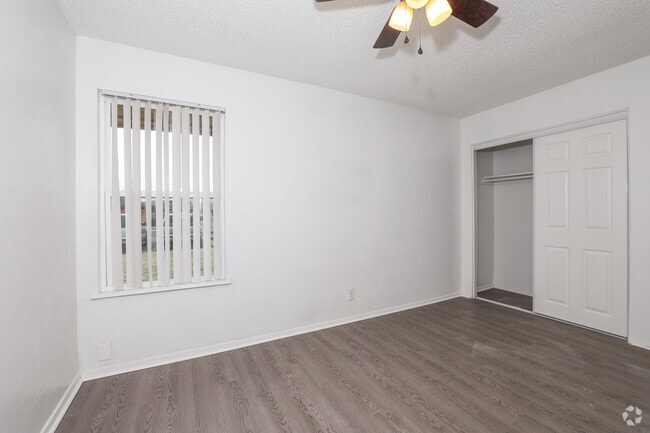 2BR, 1BA - 719SF - First Bedroom