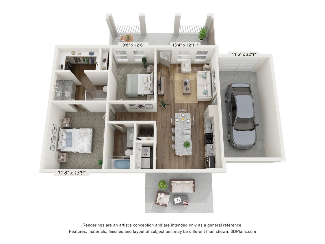 Floor Plan - Loire w/Garage