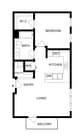 Highland | 1-Bedroom Floorplan
