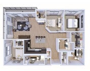 C2 floor plan Aspire at Silverleaf