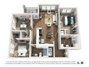 B3A | 2x2 | 1235 sf
