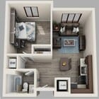 1 BED / 1 BATH