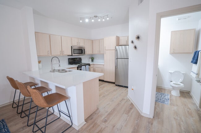 Plenty of Room in the Kitchen to Move Around - The Element at University Park Apartments