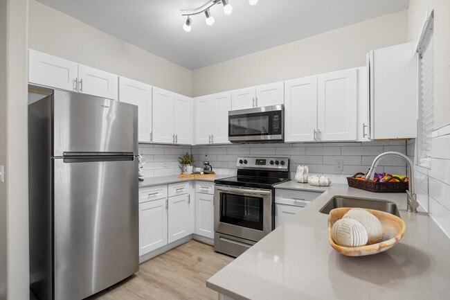 Área de cocina de 1 dormitorio