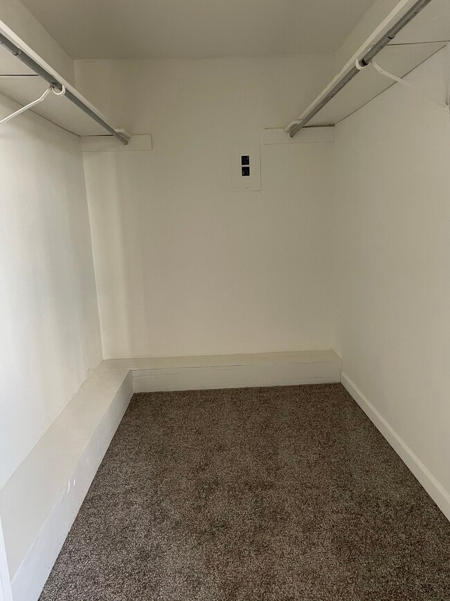 Roomy walk in 5x8 closets
