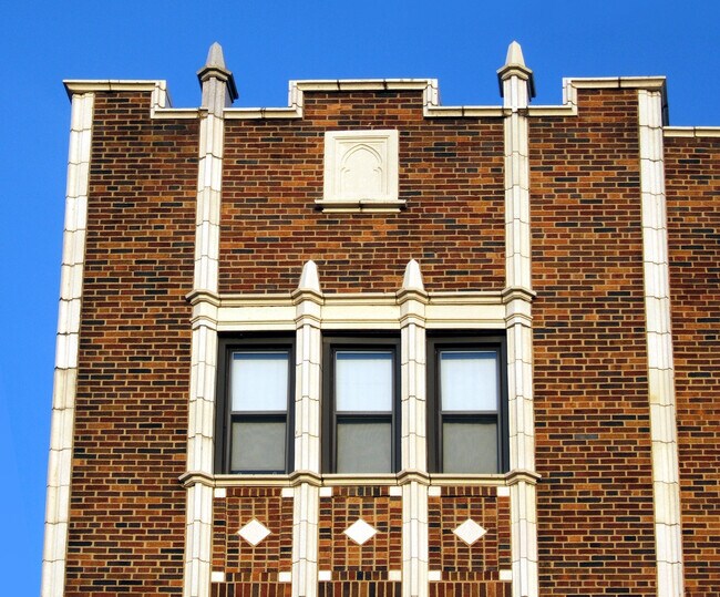 View from the northwest - Elmora Towers