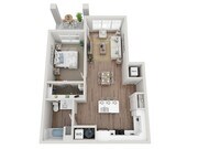 Floor Plan 1A | Seasons at Franklin | Apartments in Franklin, WI