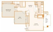 2BR/1BA