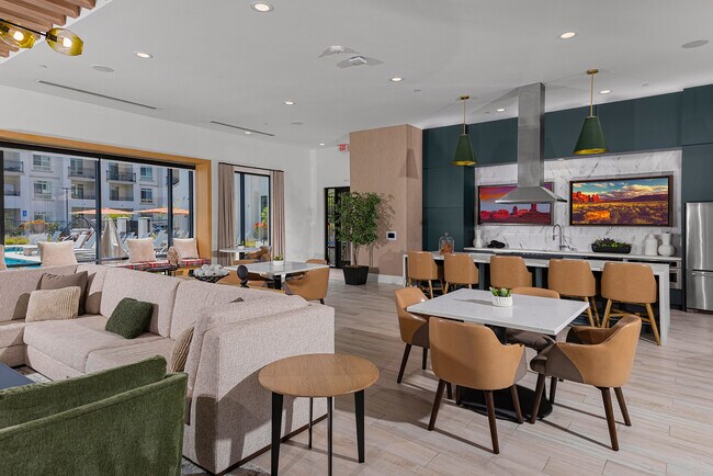 Sophisticated Clubhouse and Kitchen
