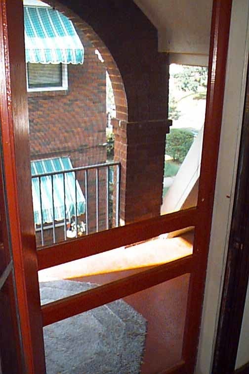 Veranda from LR - 330 S Aiken Ave Unit upper
