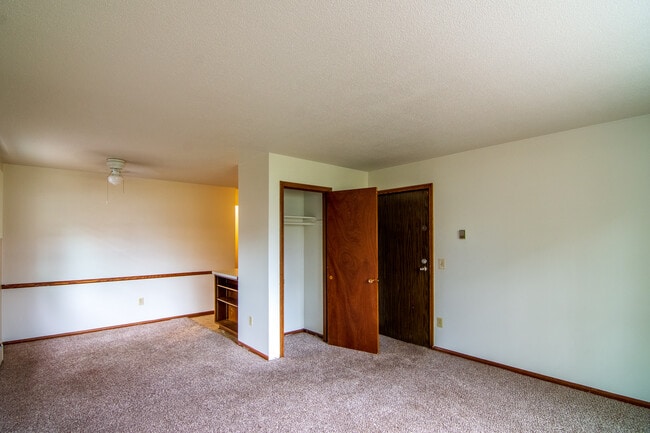 living room (closet and front door)