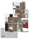 The One Balcony- 428 sqft.