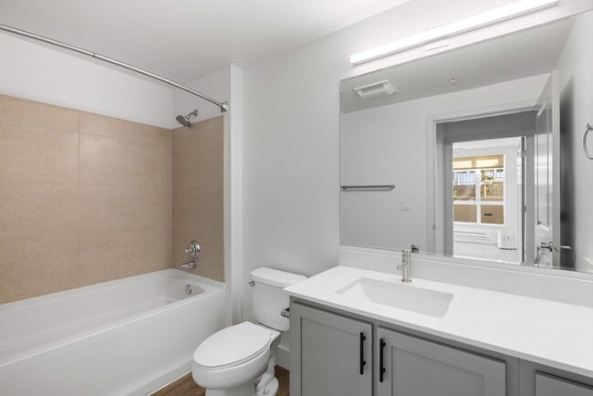 Updated Bathroom at 128 on State Apartments in Kirkland, WA 98033