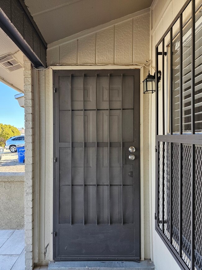 Front door with iron door - 11646 Scott Simpson Dr