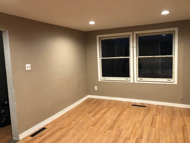 Living room south wall