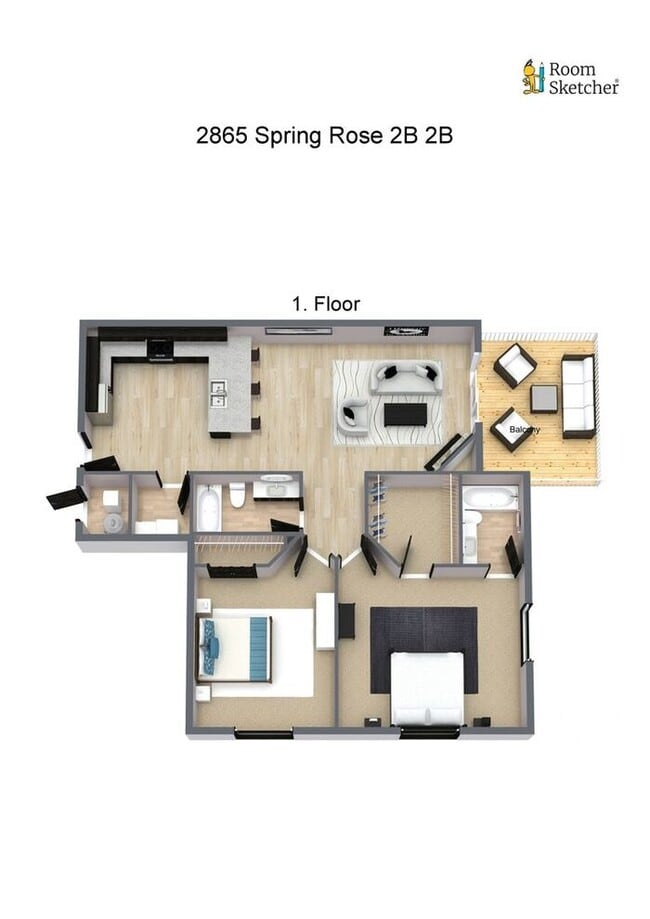 Photo - $1,575 | 2 Bedroom, 2 Bathroom Condo | No ...