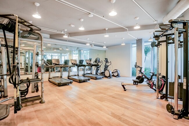 Fully equipped fitness center - Windsor at Dogpatch Apartments