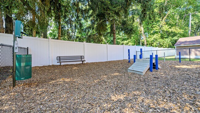 We offer pet-friendly apartments in Chicopee! Bring your furry friend to our on-site dog park for some exercise.