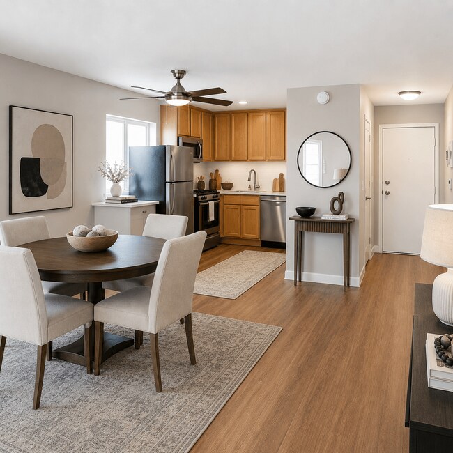 Some images have been virtually staged for illustrative purposes. Apartments are leased unfurnished. - St Moritz Apartments