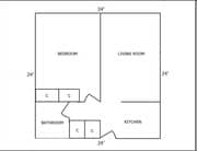 1BR/1BA