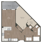 A4 - 1x1 floor plan 22Hundred